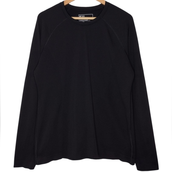 Figs Salta Underscrub Seamless Black Long Sleeve Tee Sz 2XL - Picture 1 of 15